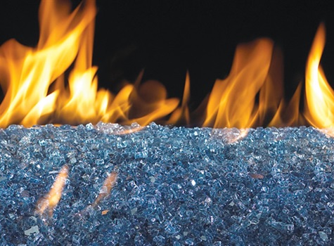 Carolina Fireplace Sapphire Fyre Glass